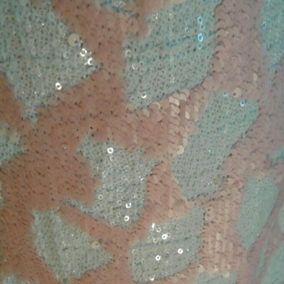 BANANA REPUBLIC SKIRT MINI SEQUINS SIZE 12 - Picture 2 of 8